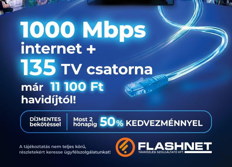 Most két hónap fél áron!